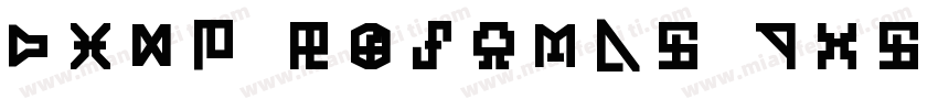 HIDC Numeral Bold字体转换